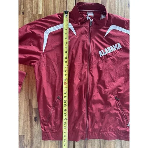 Vintage 90s Nike Alabama Jacket men's Large Fit Storm Football College Preppy